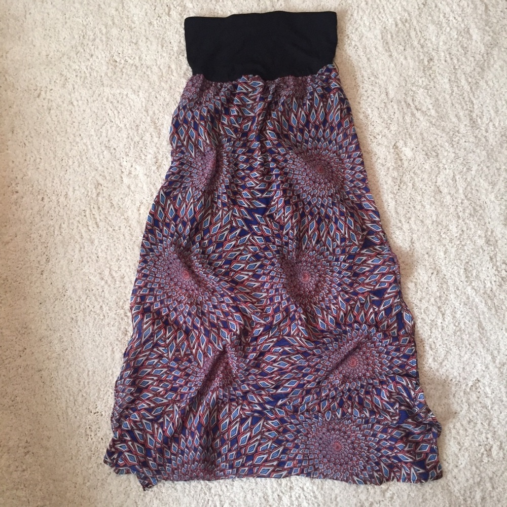 Strapless Maxi Dress